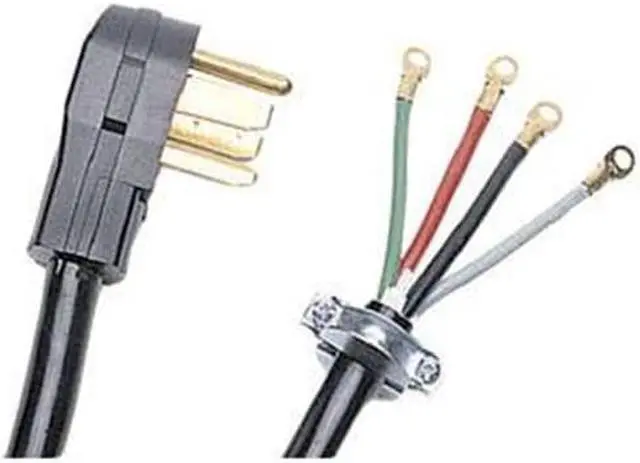 Alt view image 5 of 8 - PETRA 90-2060 4-Wire Range Cords - 40A Closed Eyelet 4-ft
