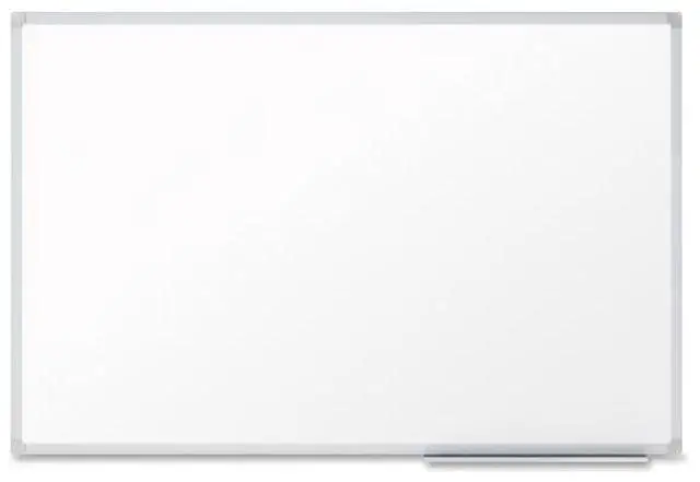 Alt view image 4 of 20 - Mead Dry-erase Board w/Marker Tray, Aluminum - MEA85358