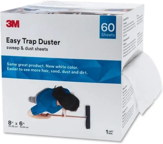 Alt view image 2 of 20 - 3M Easy Trap Duster 5" x 30ft White 60 Sheets/Box 59032W