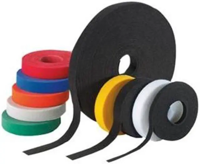 Main image of Panduit Hook-and-Loop Cable Tie Roll,15 ft,Black  HLM-15R0