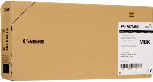 Alt view image 4 of 6 - Canon 700ml PFI-707 Pigment Matte Black Ink Tank #9820B001AA