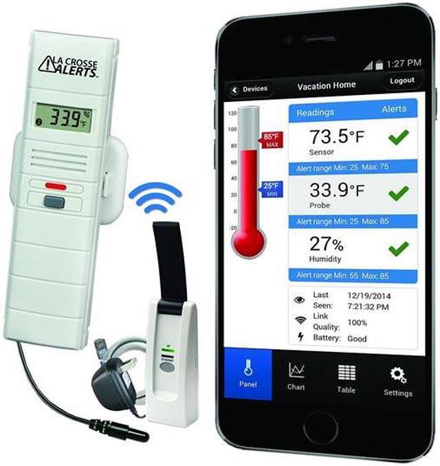 La Crosse Technology 926-25101-GP Remote Temperature & Humidity Monitoring  Home System Package 