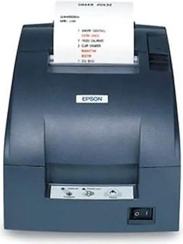 Main image of Epson TM-U220B 3" Impact Dot Matrix Receipt Printer, Ethernet (E04), MPOS, DHCP Enabled, Auto Cutter, Dark Gray - C31C514A7881