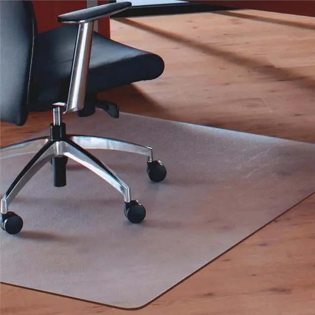 Alt view image 2 of 20 - Floortex Cleartex MegaMat Heavy-Duty Polycarbonate Mat for Hard Floor/All Carpet