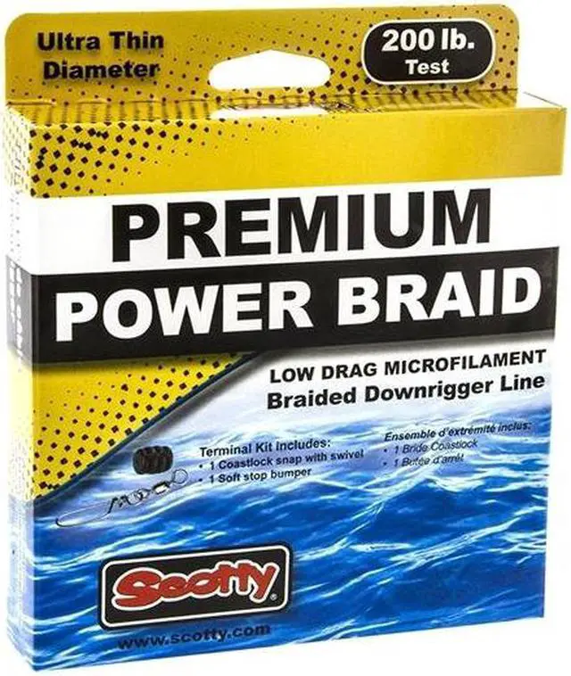 Alt view image 3 of 9 - SCOTTY POWER BRAID DOWNRIGGER LINE 200LB TEST 200 FT