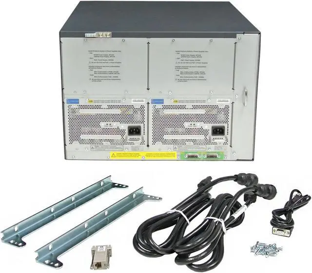 Alt view image 3 of 3 - HPE J9532A E5412-92G-PoE+/2XG-SFP+ v2 zl Switch Chassis
