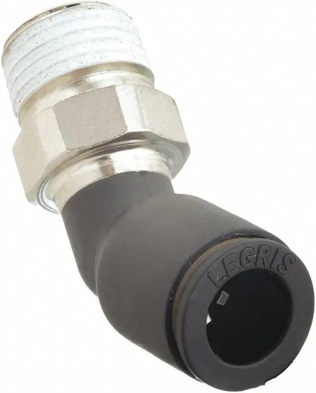 Main image of LEGRIS 3113 53 11 Male Elbow,Tube 1/8In,Pipe 1/8In,PK10