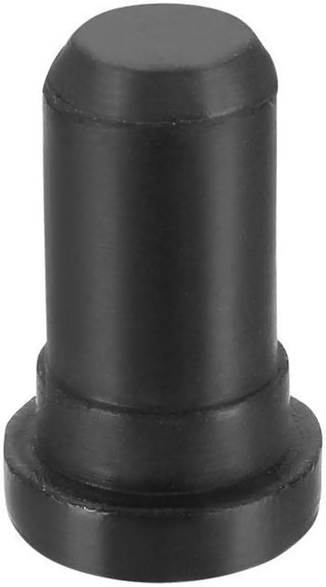 Alt view image 3 of 3 - Rubber Stopper , SPR-079 EPDM 8mm Dia Seal Hole Insert Stopper Black for Cable Gland , 3pcs