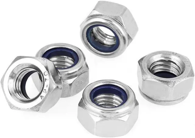 Alt view image 4 of 5 - 175pcs/set M3 M4 M5 M6 M8 M10 M12 Stainless Steel Hex Nuts Assortment Kit For Screws Woodworking Tools Hardware