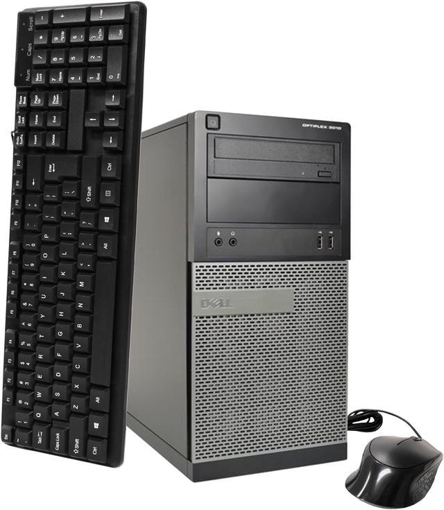 Dell OptiPlex 3010 Tower Computer PC, 3.20 GHz Intel i5 Quad Core Gen 3,  8GB DDR3 RAM, 120GB Solid State Drive (SSD) SSD Hard Drive, Windows 10 