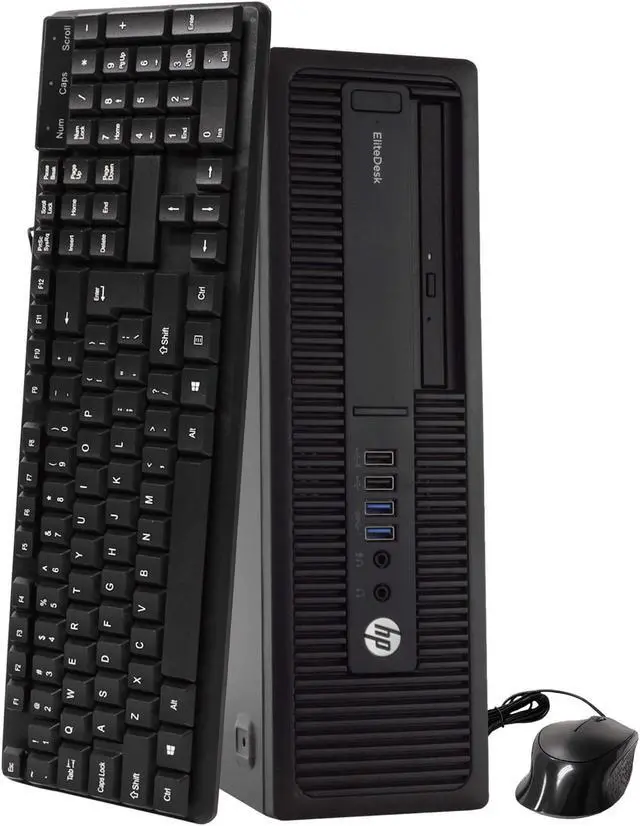 Main image of HP EliteDesk 800 G2 Desktop Computer PC, 3.20 GHz Intel i5 Quad Core Gen 6, 8GB DDR4 RAM, 240GB SSD Hard Drive, Windows 10 Professional 64 bit