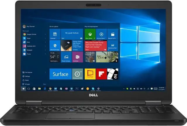 Main image of Dell Lattitude E5580 Laptop Computer, 2.60 GHz Intel i5 Dual Core Gen 7, 8GB DDR4 RAM, 256GB SSD Hard Drive, Windows 10 Home 64 Bit, 15" Screen (B GRADE)
