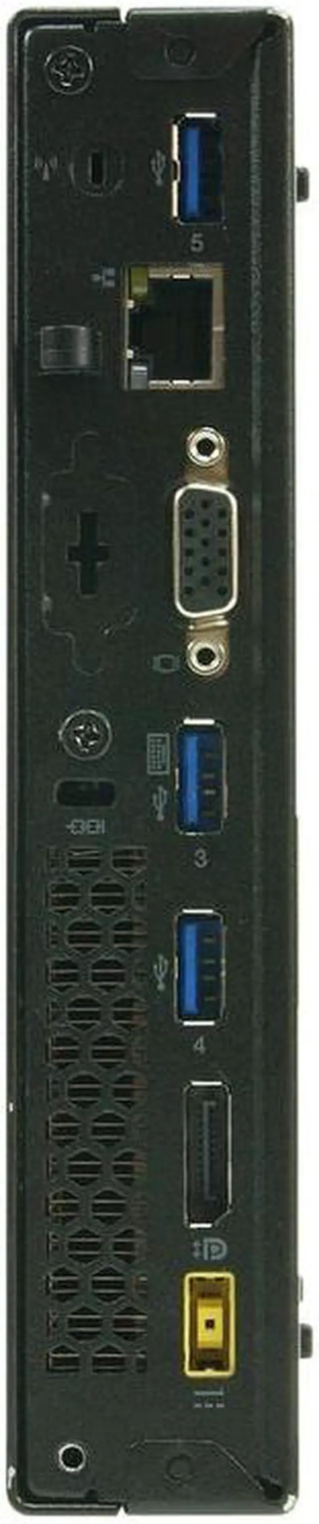 Alt view image 3 of 3 - Lenovo ThinkCentre M93p Tiny Form Factor Computer PC, 3.20 GHz Intel i5 Dual Core Gen 4, 8GB DDR3 RAM, 240GB SSD Hard Drive, Windows 10 Professional 64 bit