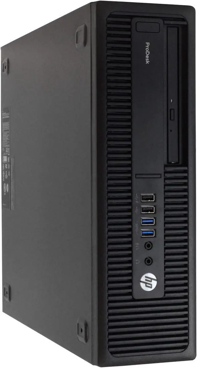 Alt view image 7 of 7 - HP ProDesk 600 G2 SFF Desktop Computer PC, Intel i5-6500, 16GB RAM 2TB HDD, Windows 10 Professional, New 23.6" FHD V7 LED Monitor, New 16GB Flash Drive, Wireless Keyboard & Mouse, DVD, WiFi