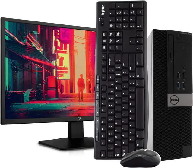 Main image of Dell Optiplex 5040 Desktop Computer PC, 3.20 GHz Intel i5 Quad Core Gen 6, 16GB DDR3 RAM, 2TB Hard Disk Drive (HDD) SATA Hard Drive, Windows 10 Professional 64bit