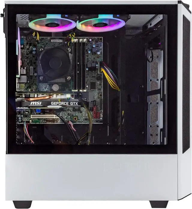 Alt view image 4 of 7 - Periphio Spectre Prebuilt Gaming PC | GeForce RTX 3050 (6GB) Graphics | Intel Quad Core i7 3.3GHz | 32GB DDR4 RAM | 1TB Solid State Drive (SSD) | Windows 10 | HDMI, Wi-Fi