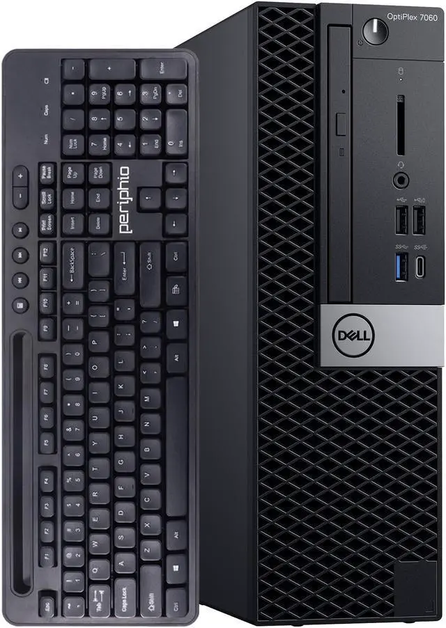Main image of Dell OptiPlex 7060 Desktop Computer PC, 3.20 GHz Intel i5 Quad Core Gen 8, 8GB DDR4 RAM, 240GB Solid State Drive Hard Drive, Windows 10 Professional 64bit