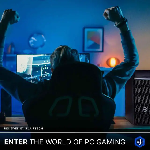 Alt view image 6 of 7 - Dell Prebuilt Gaming Desktop Computer | Core i5 + GeForce 1650 4GB GPU | 1080p Gaming PC | 16GB DDR4 RAM | 500GB SSD | Wi-Fi 5G + Bluetooth | Windows 11 Home