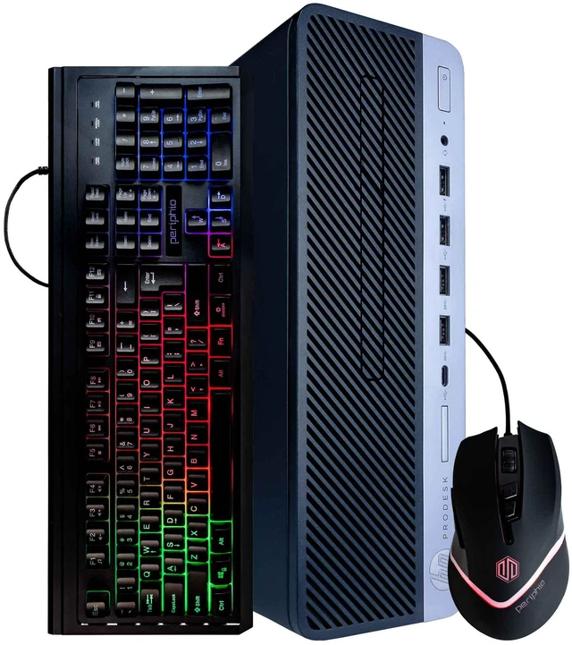 Main image of HP ProDesk 600G4 Desktop Computer | Quad Core Intel i5 (3.2) | 16GB DDR4 RAM | 500GB SSD Solid State | Windows 11 Professional | Home or Office PC