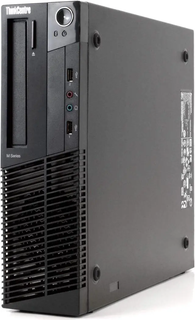Alt view image 5 of 7 - Lenovo ThinkCentre M91 Desktop Computer PC, 3.20 GHz Intel i5 Quad Core Gen 2, 8GB DDR3 RAM, 250GB SATA Hard Drive, Windows 10 Home 64 bit, 19" Screen