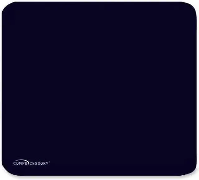 Alt view image 2 of 5 - Compucessory Economy Mouse Pad Nonskid Rubber Base 9-1/2"x8-1/2" Black 23617