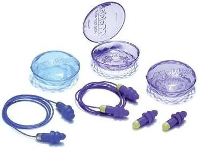 Alt view image 2 of 4 - Ear Plugs, 27dB, Corded, Univ, PK50