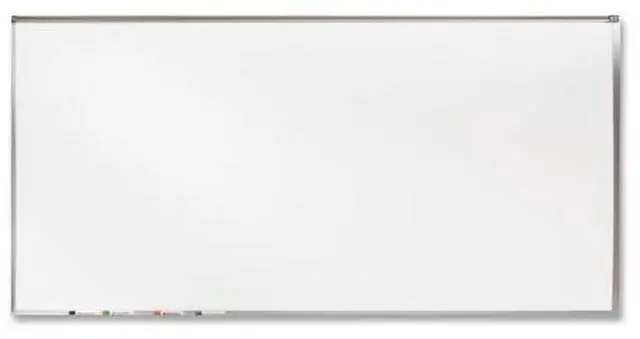 Alt view image 3 of 9 - Ghent 4' X 8' Feet Proma Porcelian Multimedia Boards Aluminum Framed Magnetic Projection / Markerboard With 1" Maprail