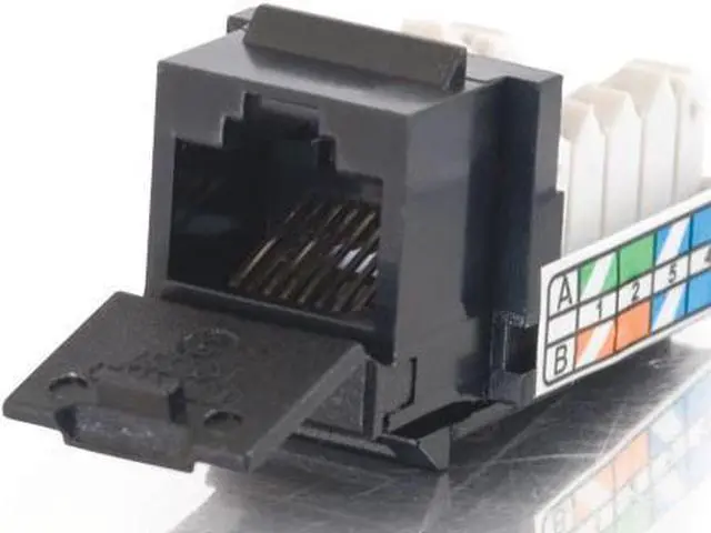 Main image of C2G 35203 90° Cat5E RJ45 UTP Keystone Jack