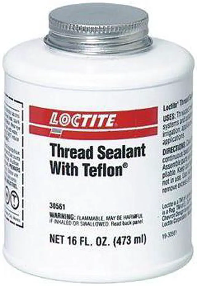 Main image of LOCTITE 1527514 Pipe Thread Sealant, 5113, 16 fl oz, Brush-Top Can, Off-White