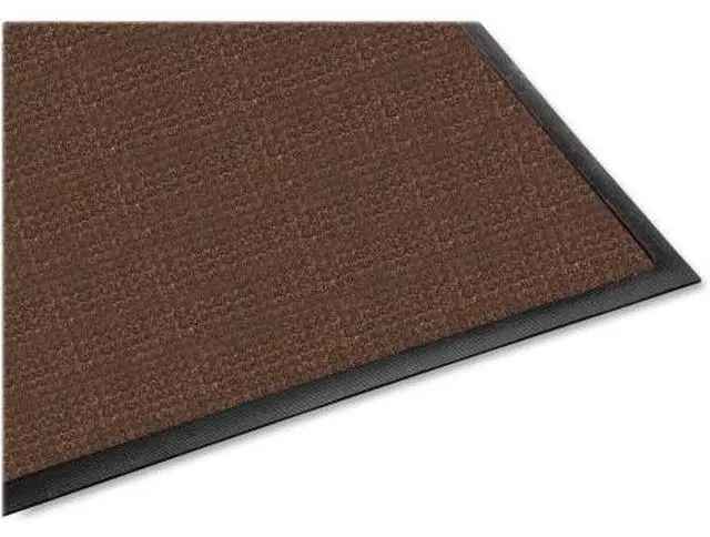 Alt view image 7 of 14 - Genuine Joe Indoor/Outdoor Mat Waterguard Rubber Back 3'x5' Brown 58842