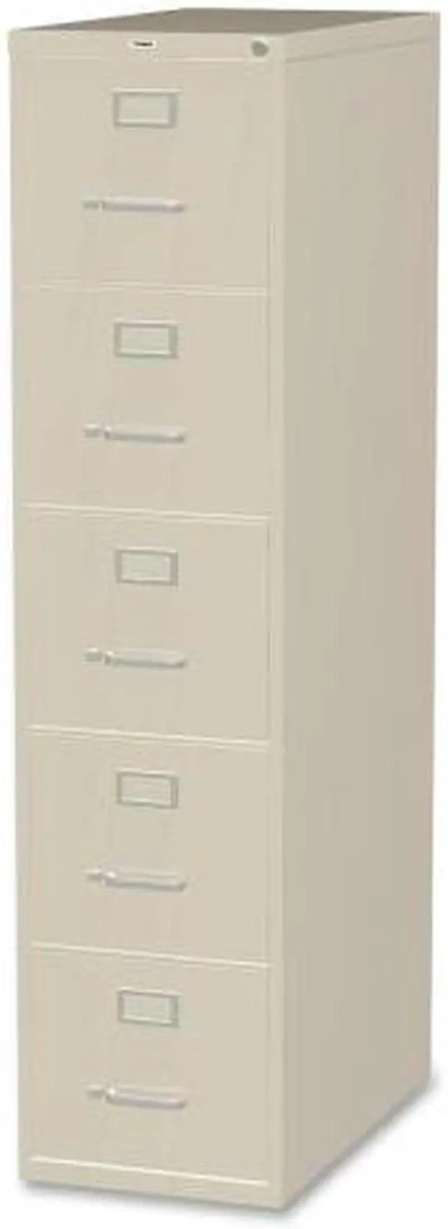Main image of Lorell Commercial Grade Vertical File Cabinet - 15" x 26.5" x 61" - 5 x Drawer(s) for File - Letter - Vertical - Ball-be