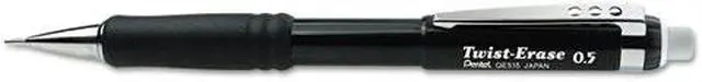 Alt view image 2 of 13 - Pentel Twist-Erase III Mechanical Pencil 0.5 mm Black Barrel QE515A