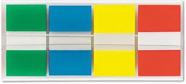 Alt view image 3 of 20 - 3M 680RYGB2 Flags in Portable Dispenser Assorted 160 Flags/Dispenser