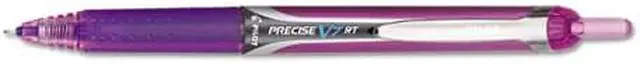 Alt view image 3 of 8 - Pilot Precise V7RT Retractable Roller Ball Pen Purple Ink .7mm 26071
