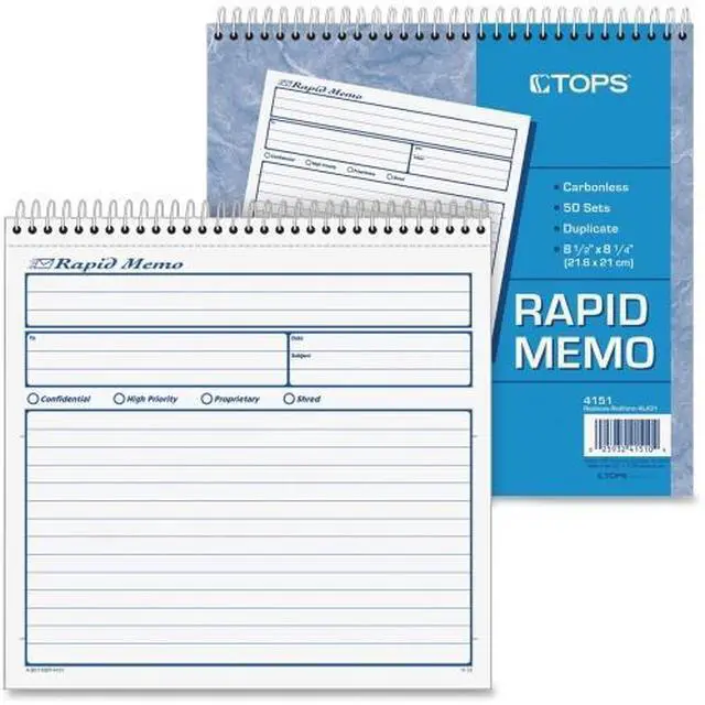 Alt view image 2 of 12 - Tops Rapid Memo Book
