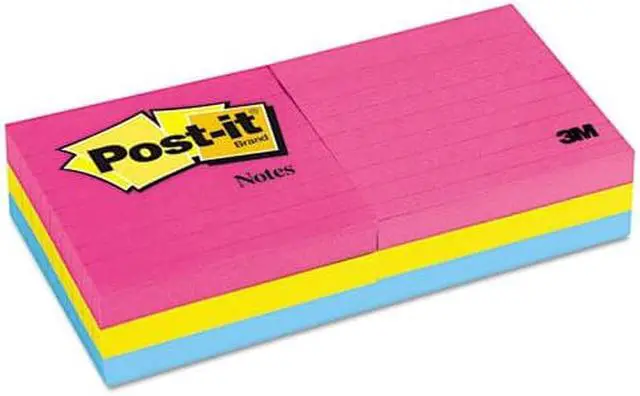 Alt view image 5 of 15 - 3M 6306AN Neon Color Notes 3 x 3 Two Neon Colors Six 100-Sheet Pads Pack