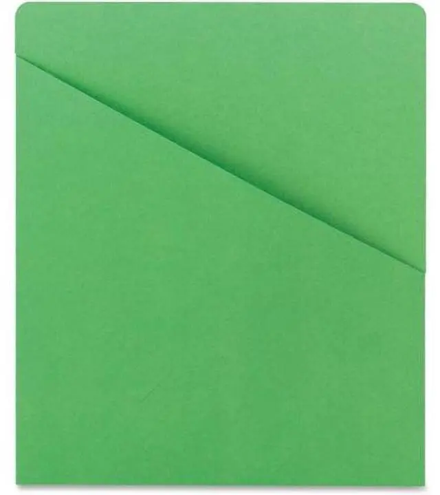 Alt view image 6 of 16 - Smead Slash Jacket 9-3/4"x11-1/2" 25/PK 11 Pt Green 75432