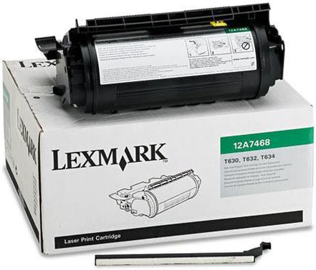 Alt view image 9 of 14 - Lexmark 12A7468 High-Yield Toner 21000 Page-Yield Black
