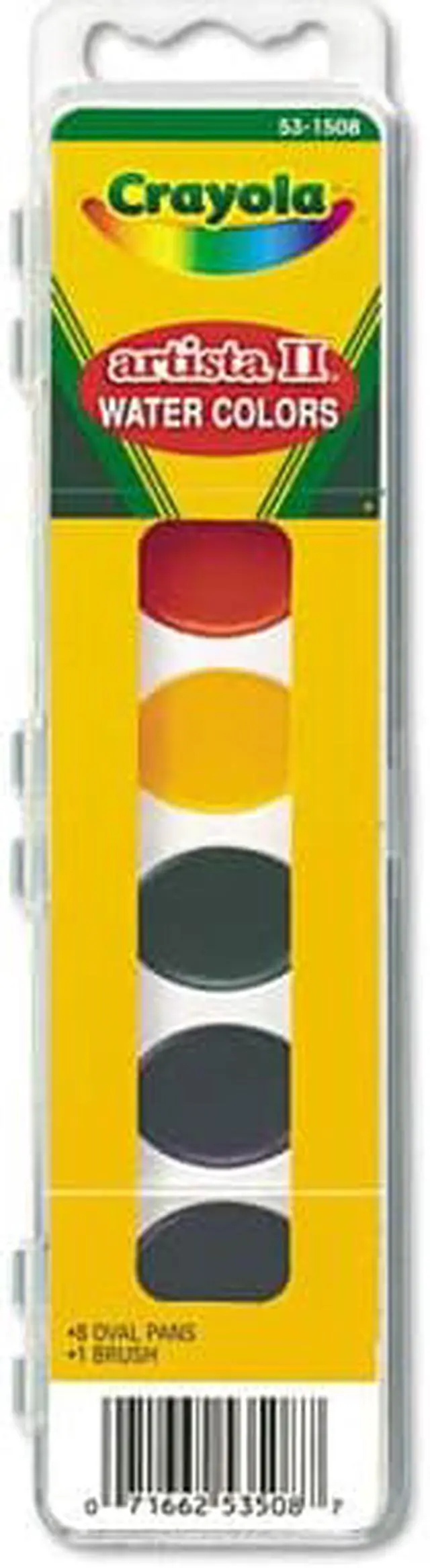 Alt view image 4 of 19 - Crayola Watercolors,8st,Oval,Ast 531508