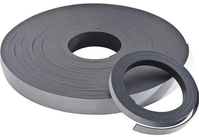 Alt view image 4 of 7 - Baumgartens Adhesive Magnetic Tape, Flexible, 1"x100' Roll, Black 66100