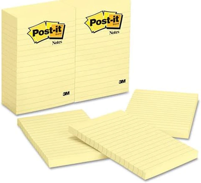 Alt view image 8 of 17 - 3M 660YW Original Notes 4 x 6 Canary Yellow 12 100-Sheet Pads/Pck