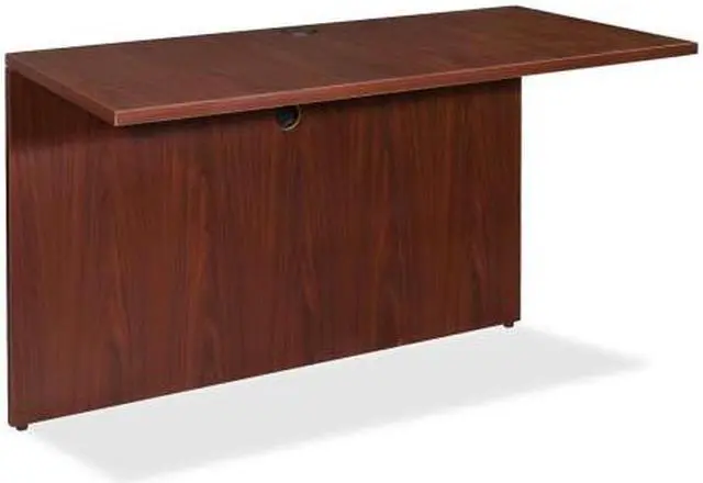 Alt view image 4 of 12 - Lorell Bridge 42"x24"x29-1/2" Mahogany 69391