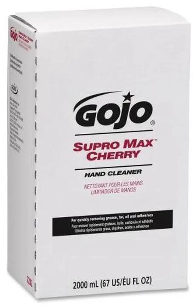 Alt view image 5 of 19 - GOJO® SUPRO MAX™ Cherry Hand Cleaner 2000 mL Refill for GOJO® PRO™ TDX™ Dispenser   1 each