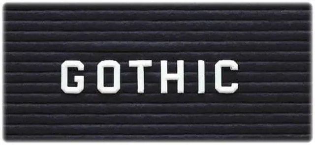 Alt view image 2 of 5 - Ghent Lg34 Precision-Grooved Letterboard Letters