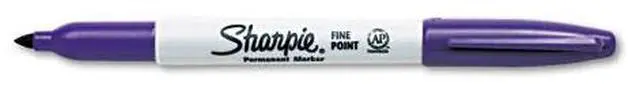 Main image of Sanford Sharpie Permanent Marker, Fine Point, Purple, Dozen, DZ - SAN30008
