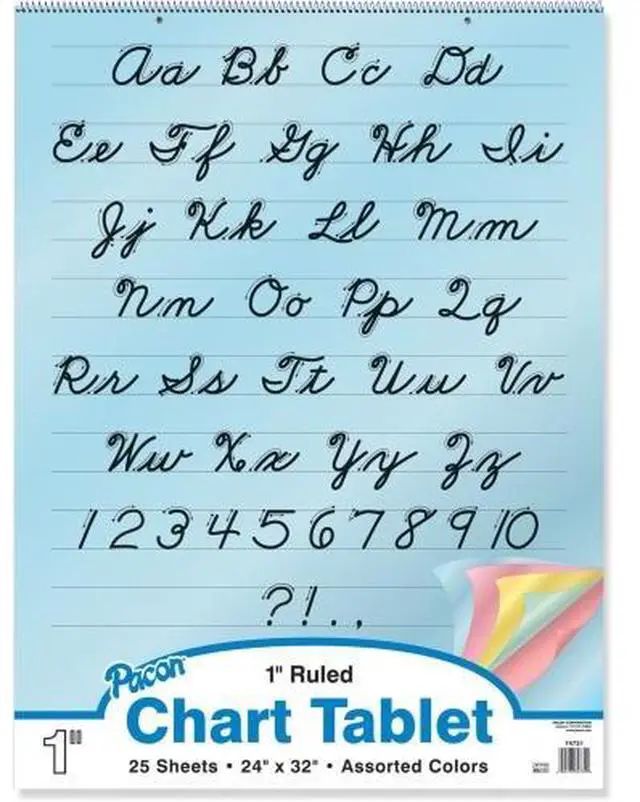 Alt view image 2 of 7 - Pacon Colored Paper Chart Tablets