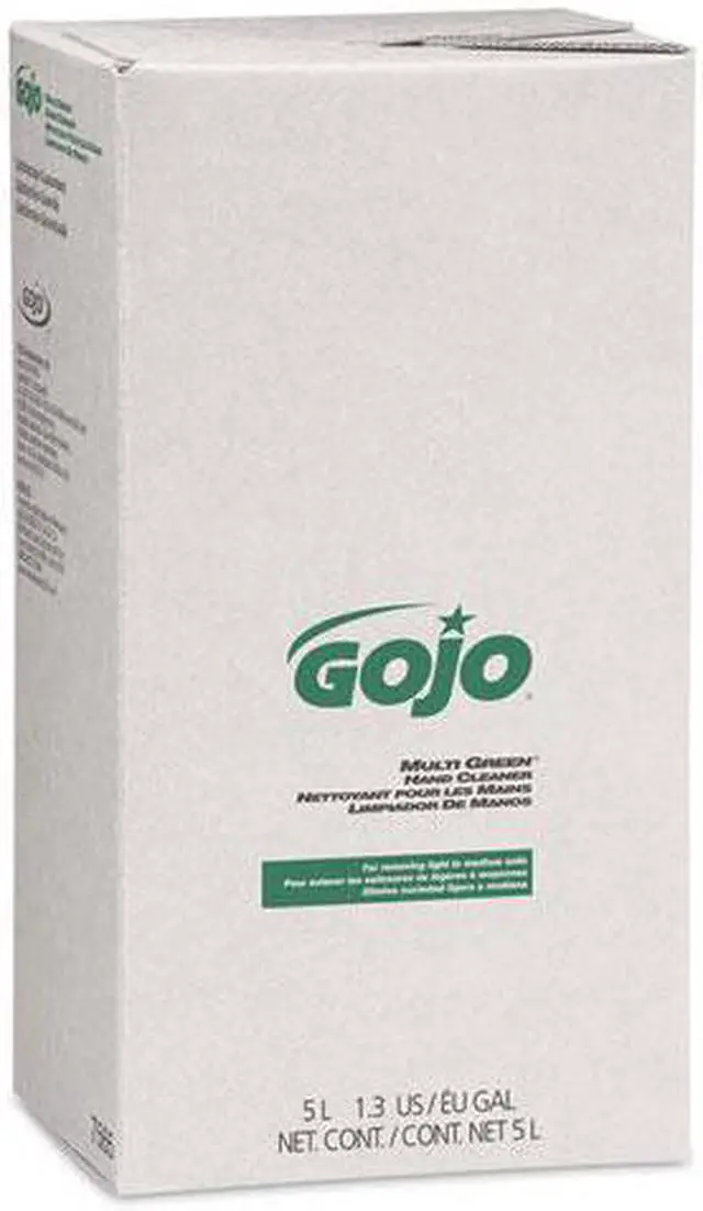 Alt view image 2 of 20 - Gojo MULTI GREEN Hand Cleaner Refill 5000mL Citrus Scent Green 2/Carton 7565