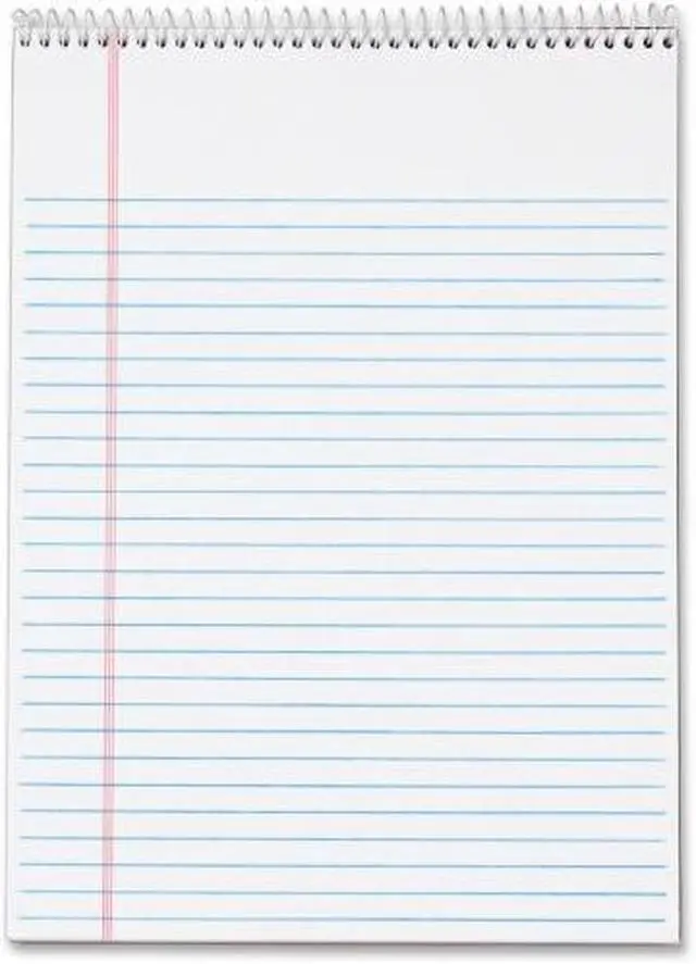 Alt view image 2 of 7 - TOPS Wirebound Legal Writing Pad
70 Sheet - 16 lb - Letter 8.50" x 11" - 3 / Pack - White Paper