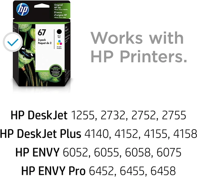 HP 67 | 2 Ink Cartridges | Black and Tri-Color | 3YP29AN - Newegg.com