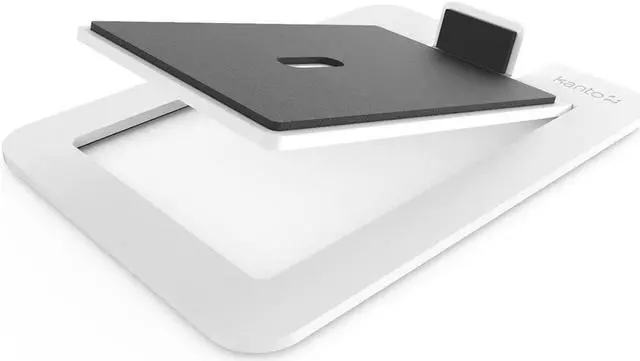 Alt view image 12 of 15 - Kanto S6W Desktop Speaker Stands for 4- to 7-inch speakers, White (Pair)